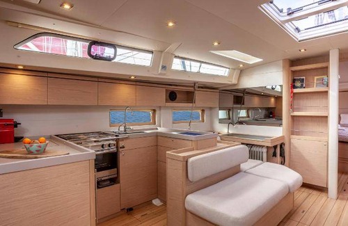 Central Macedonia Boat Rental | 54 m² Houseboat ∙ 1 bedroom ∙ 6 guests