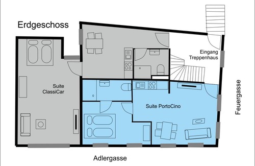 Gengenbach Apartment | 55 m² Apartment ∙ 1 bedroom ∙ 4 guests