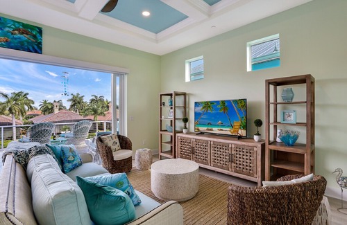 Cape Harbour House | 5862 Shell Cove Drive. Funky Fish House at Cape Harbour. on Marina with dock