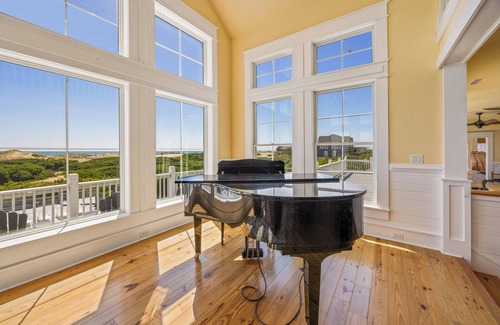 Corolla House | $5k off: Oceanfront Estate | 18BR, Sleeps 40 | Pool, Hot Tub, Events