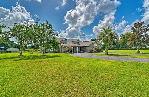 Fellowship House | 6-Acre Retreat Less Than 3 Mi to WEC and Less Than 10 Mi to HITS!