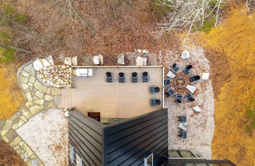Boyne City Cabin | 6-bdrm 5.5 bath aframe cabin-private trails, hot tub, sauna, woods Boyne City,MI