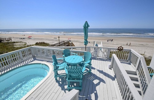 Ocean Isle Beach House | 6 bed/6 baths, elevator, Oceanfront, private pool, linens & towels included!