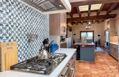 Santa Fe House | 6-Bedroom Santa Fe Adobe Estate with Indoor Pool, Pickleball, Horses and Privacy