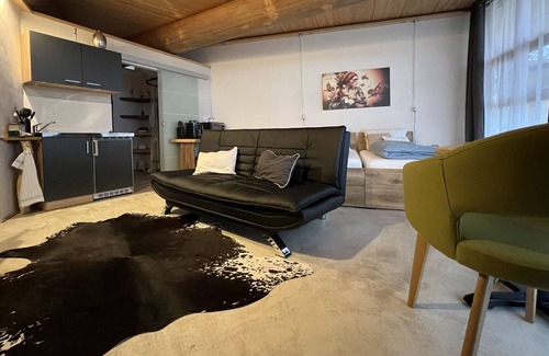 Rosenfeld Apartment | -6-die Sechs, Studio 35qm, 1 Wohn-/schlafzimmer, Max. 2 Personen