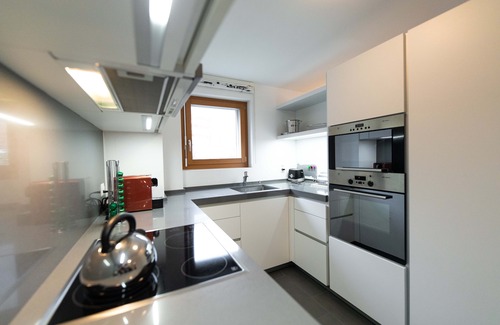 Zermatt Apartment | 6 min from the center and the MatterhornParadise station, next to the ski bus stop