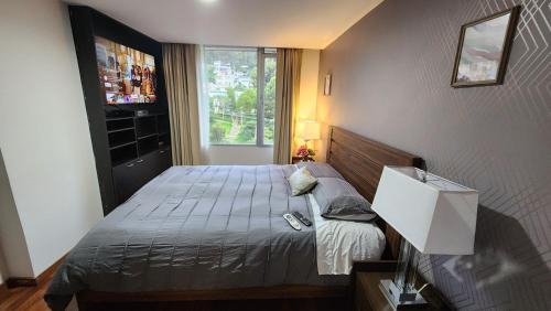 Financial District Apartment | 600 Excelente Vista panoramica,piscina,sauna,seguridad 24h,acojedor,confortable,Excellent panoramic view, swimming pool, private security 24h comfortable and cozy