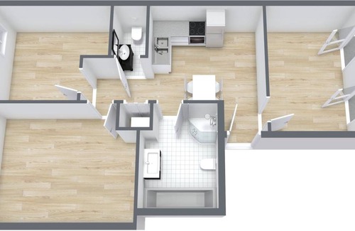 Sendling Resort | 63 m² Private room ∙ 1 bedroom ∙ 1 guest