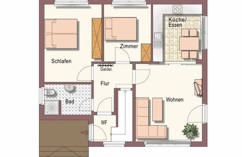 Jork Apartment | 64 m² Apartment ∙ 2 bedrooms ∙ 4 guests