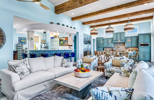 Cape San Blas House | 6bd/5.5ba Gulf Front on North Cape w/Private Pool and 360-Degree View Watchtower