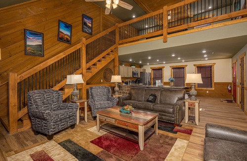 Gatlinburg Cabin | 6BR, indoor pool, game rooms, hot tub.