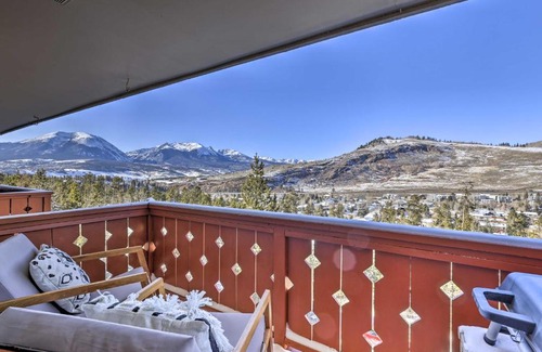 Dillon Apartment | 7 Mi to Keystone Mtn-View Abode with Deck!