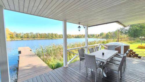 Utena county Cabin | 70 m² Lodge ∙ 3 bedrooms ∙ 12 guests