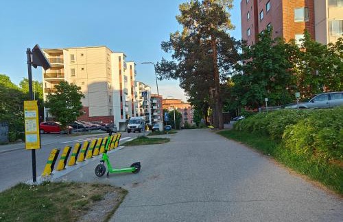 Lantinen District Apartment | 72m2 apartment with cozy balcony and relaxing sauna