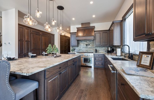 Big Lake Cabin | 8,200SF Lakefront Luxury Lodge - Sleeps 25 - 7 Bedrooms + Hot Tub + Private Dock