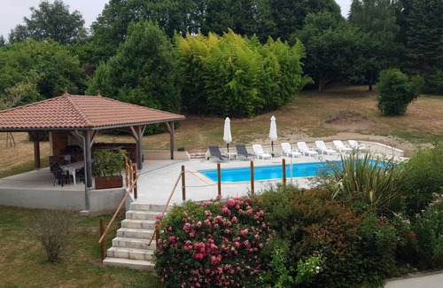 Bussiere-Galant House | 8 bed, stunning pool & outdoor kitchen in village
