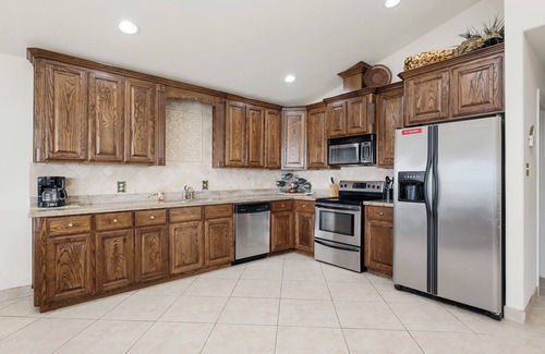 Port Mansfield Condo | 834 Laguna B - Luxurious, spacious home away from home w/Pool! Boat slip.