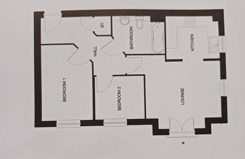 Airdrie Apartment | 84 m² Apartment ∙ 2 bedrooms ∙ 4 guests