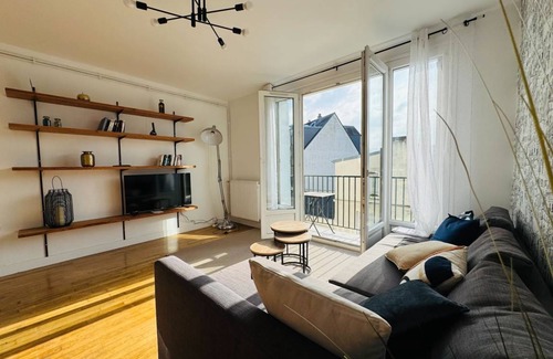 Caen City Centre Apartment | 85 m² Apartment ∙ 4 bedrooms ∙ 8 guests