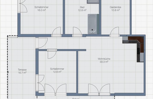 Bruck am Ziller Apartment | 86 m² Apartment ∙ 2 bedrooms ∙ 5 guests