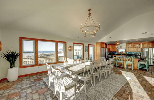 Hatteras House | 9 Bed Oceanfront in OBX With Pool & 2 Hot Tubs!