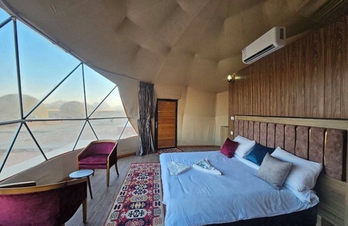 Wadi Rum Hotel | 9-bedroom campground in peaceful Disah with WiFi, AC
