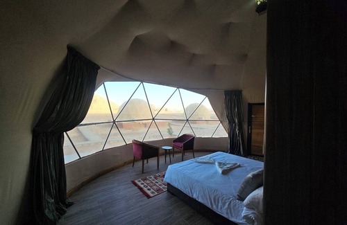 Wadi Rum Hotel | 9-bedroom campground in peaceful Disah with WiFi, AC