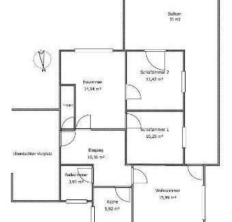 Valbella House | 90 m² House ∙ 2 bedrooms ∙ 5 guests