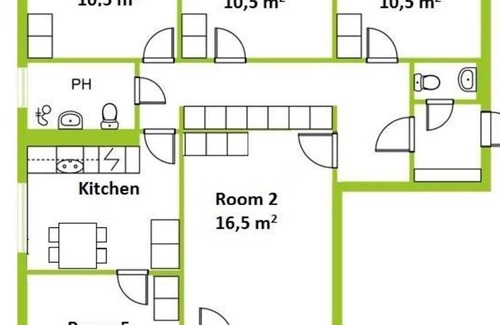 Itainen District Resort | 92 m² Private room ∙ 1 bedroom ∙ 1 guest