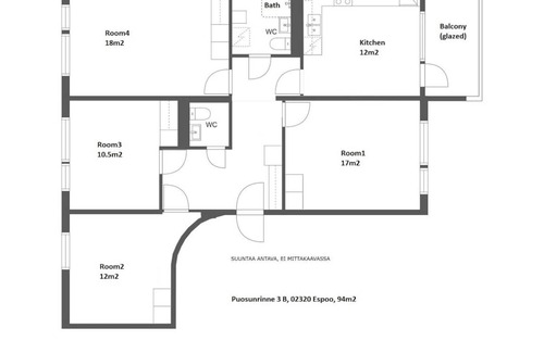 Espoo Resort | 94 m² Private room ∙ 1 bedroom ∙ 1 guest