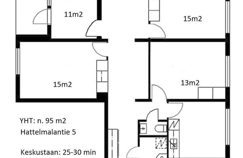 Koillinen District Resort | 95 m² Private room ∙ 1 bedroom ∙ 1 guest