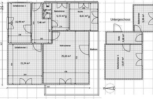 Gnesau House | 96 m² House ∙ 3 bedrooms ∙ 8 guests