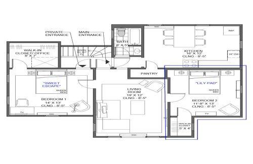 Norwalk Apartment | 99 m² Apartment ∙ 2 bedrooms ∙ 5 guests