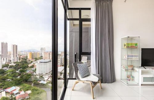 George Town Apartment | 9min drive to City Highfloor Aprmt City Skyline View Water Purifier