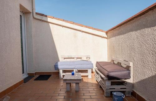 Sainte-Marie-la-Mer Apartment | A 150 m de la mer - T3 tout confort - 4 pers - Roussillon - 1