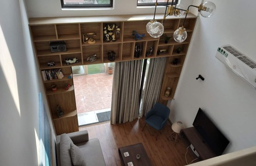 Vedic Village Apartment | A 3 bed room apartment on two levels with a big living & dining area.