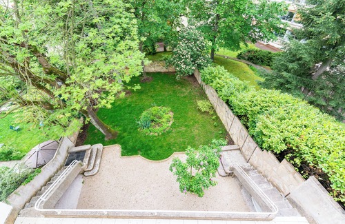 Dijon Apartment | A 5 MN A Pied DE Place Darcy, Cozy 1 Piece Dans Belle Villa ART Deco, VUE Jardin