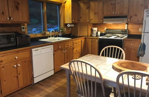 Beddington Cabin | A classic Maine cabin for a taste of camp living in any season!
