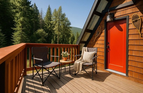 Ashford Cabin | A-Frame @ Entrance to Rainier w/Hot Tub & WiFi