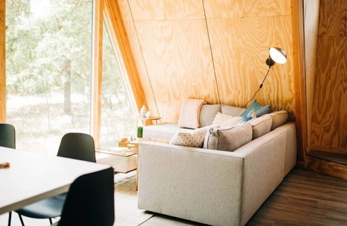 Fredericksburg Cabin | A-Frame in Nature, Minutes from Main, Sauna Access