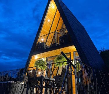 Sumece Ski Chalet | A-Frame Luxury House With Hot Tub