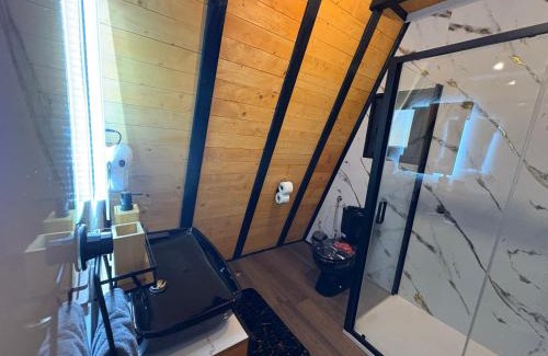 Sumece Ski Chalet | A-Frame Luxury House With Hot Tub