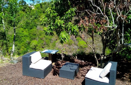 L'Etang-Sale Villa | A heavenly spot with ocean and forest views. Privacy, calm, private pool.