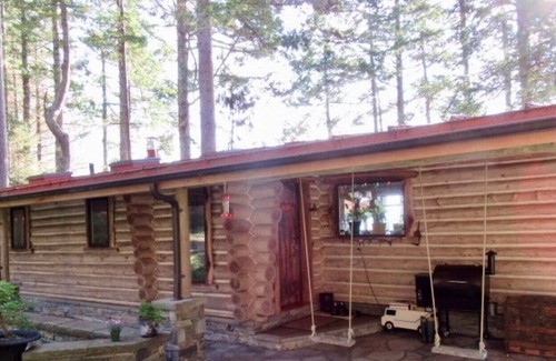 Juan de Fuca Electoral Area House | A Heritage West Coast Log Home With Private Beach