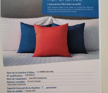 Saint-Augustin Bed & Breakfast | A l'ombre des pins