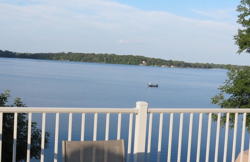 Darwin Cabin | A Lake Stella Home with Pontoon. A LAKE VIEW YOU WILL LOVE!