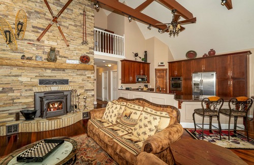 McHenry House | A Lakefront Paradise: Lakefront, Private Dock, Hot Tub, Game Room!