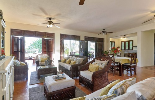Las Galeras Villa | A Luxury beachfront villa with semi-private sandy beach near famous Rincon Beach