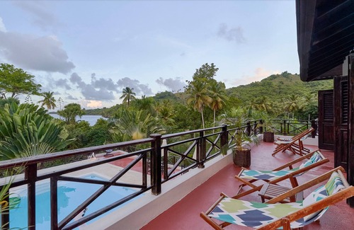Las Galeras Villa | A Luxury beachfront villa with semi-private sandy beach near famous Rincon Beach
