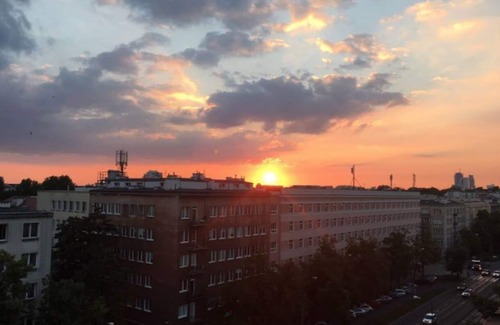 Mokotow Condo | A modern city apartment with good views.